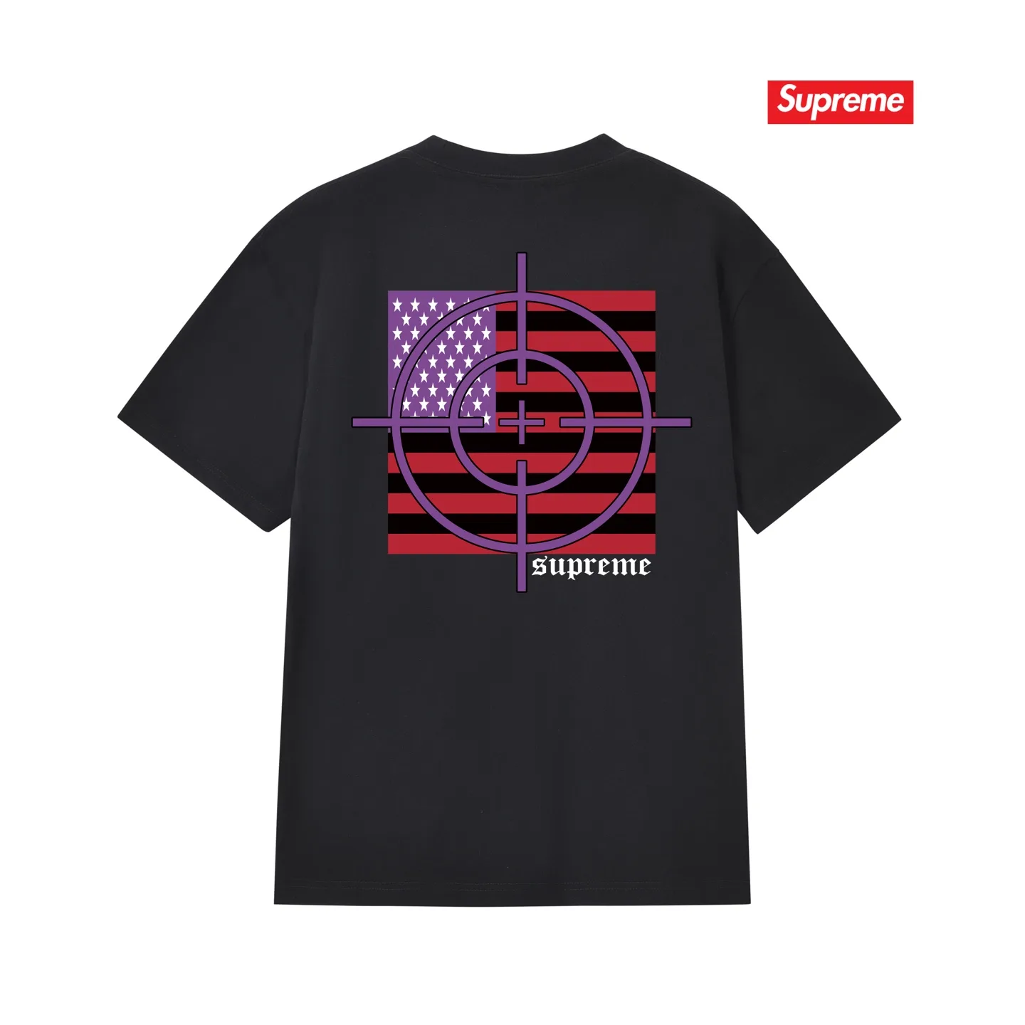 Supreme Target Logo Graphic T-Shirt D9012116 — view 2