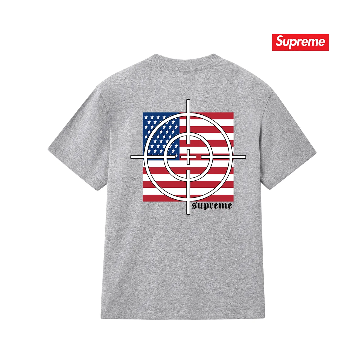 Supreme Target Logo Graphic T-Shirt D9012116 — view 8