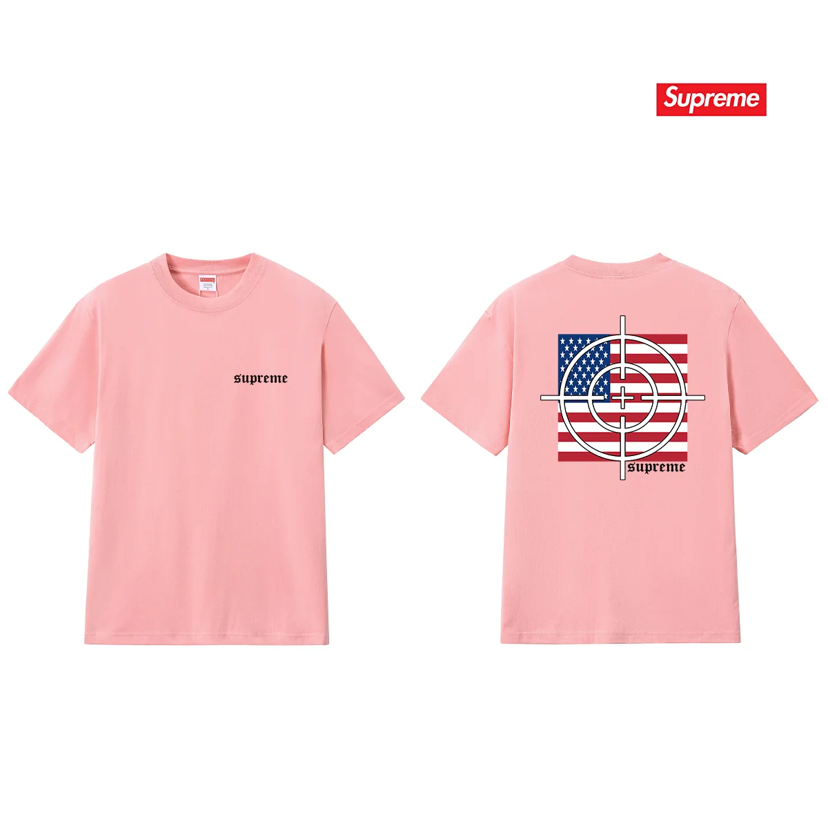 Supreme Target Logo Graphic T-Shirt D9012116 — view 12