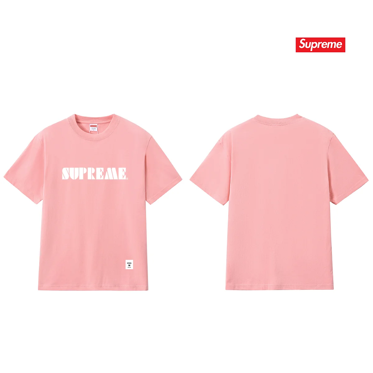 Stencil Embroidered Logo Cotton T-Shirt D4015785 — view 8