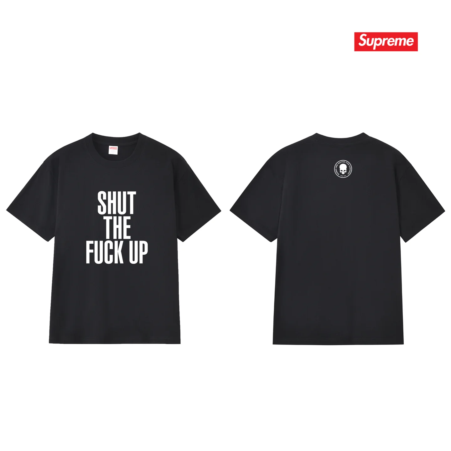 Supreme x Number (N)ine Shut Up Logo T-Shirt D4015783 — view 3