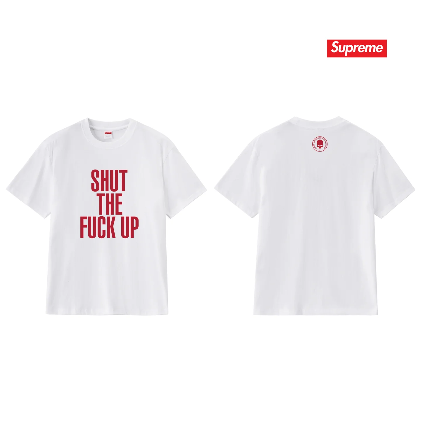 Supreme x Number (N)ine Shut Up Logo T-Shirt D9012113 — view 6