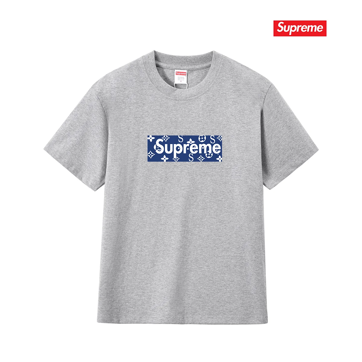 Monogram Box Logo Cotton T-Shirt D4015782 — view 5