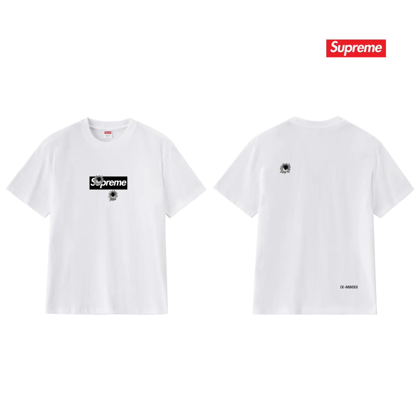 Box Logo Print Cotton T-Shirt D4015781 — view 5