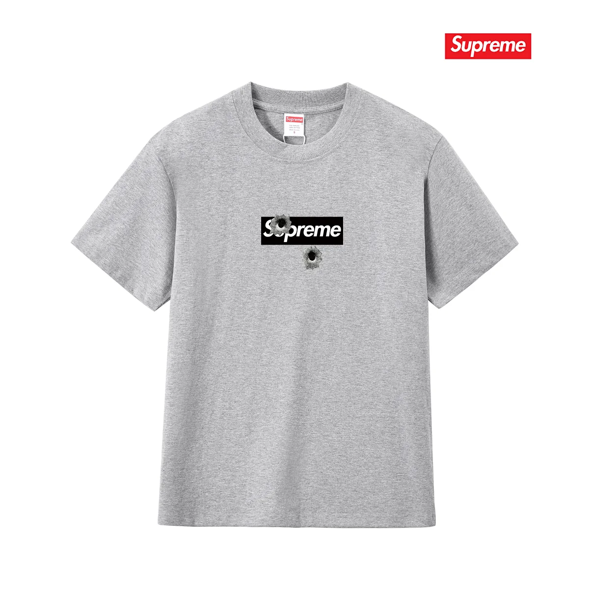Box Logo Print Cotton T-Shirt D4015781 — view 6