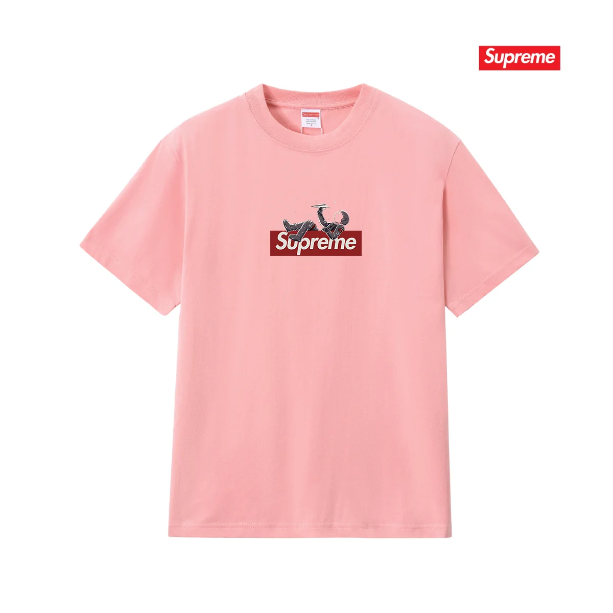 Astronaut Box Logo Cotton T-Shirt D4015780 — view 7