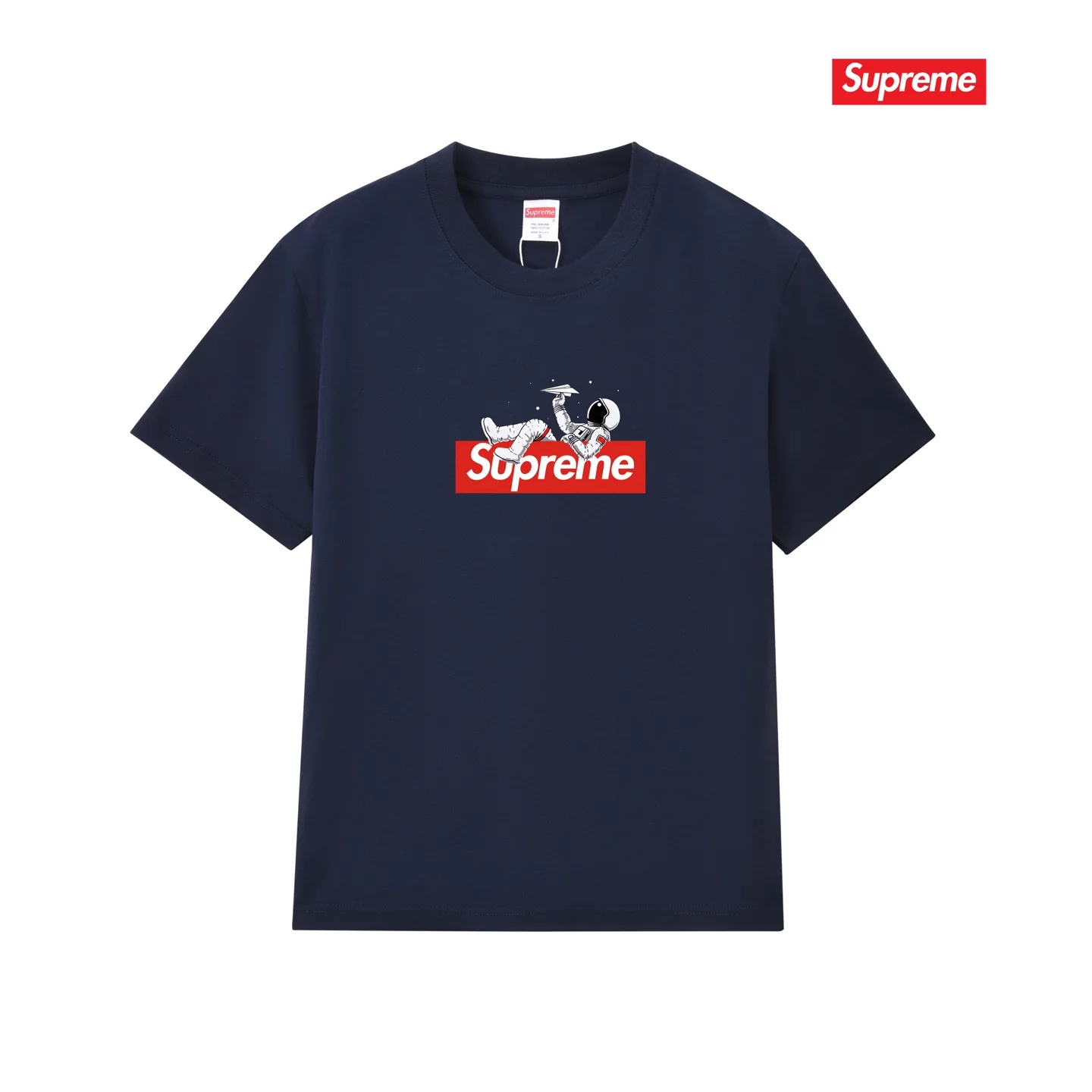 Astronaut Box Logo Cotton T-Shirt D4015780 — view 9