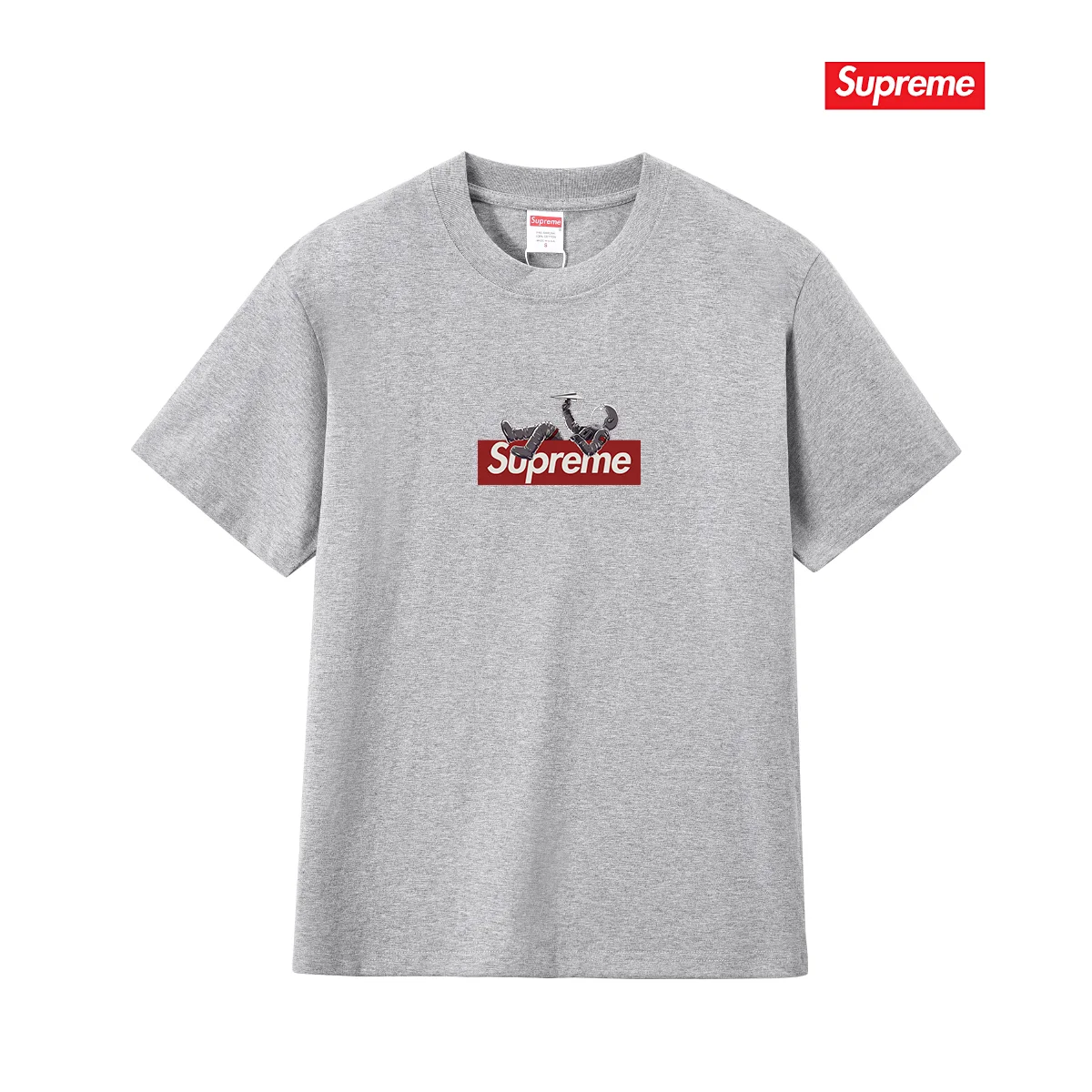 Astronaut Box Logo Cotton T-Shirt D9012110 — view 5