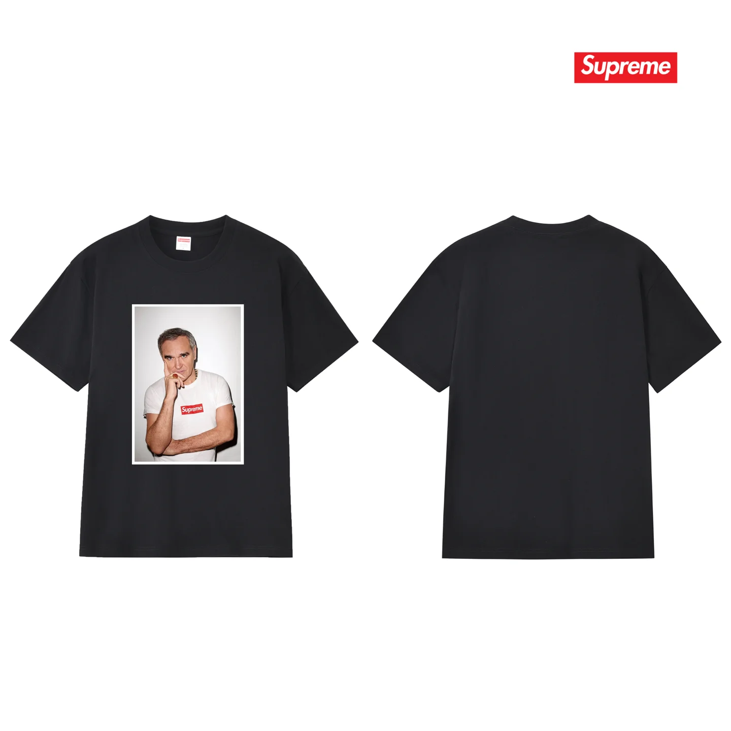 Supreme Morrissey Portrait Print T-Shirt D4015777 — view 2