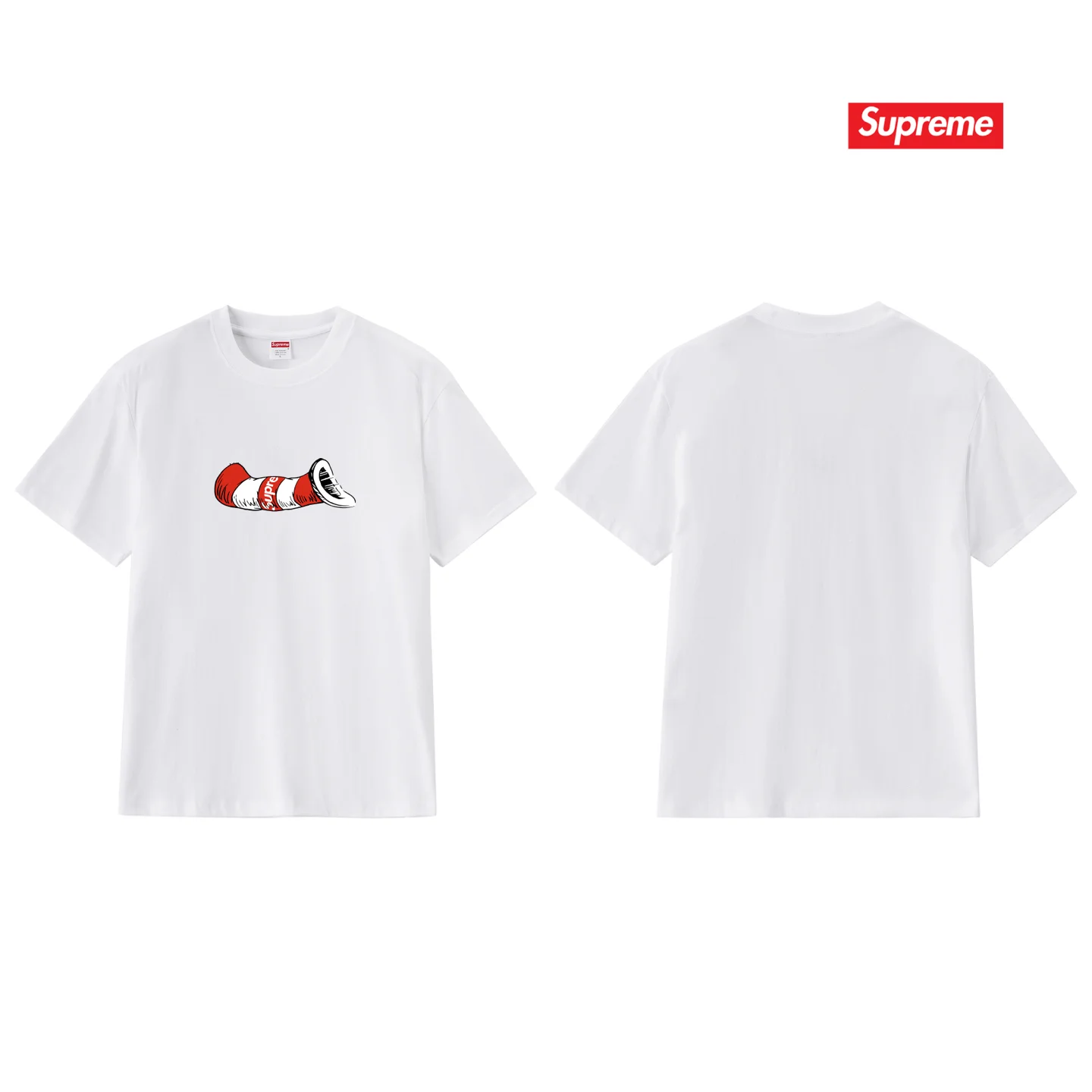 Cat in the Hat Graphic Print T-Shirt D9012106 — view 4