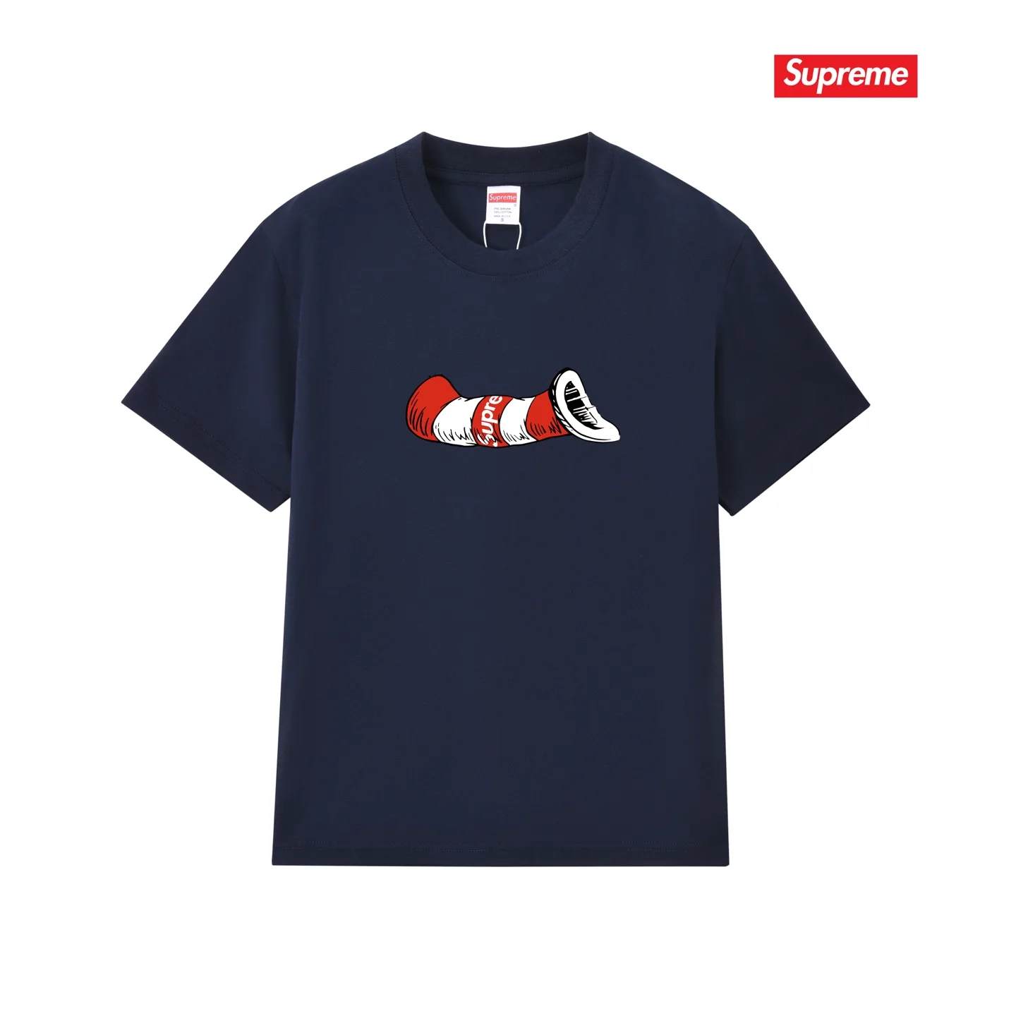 Cat in the Hat Graphic Print T-Shirt D9012106 — view 9