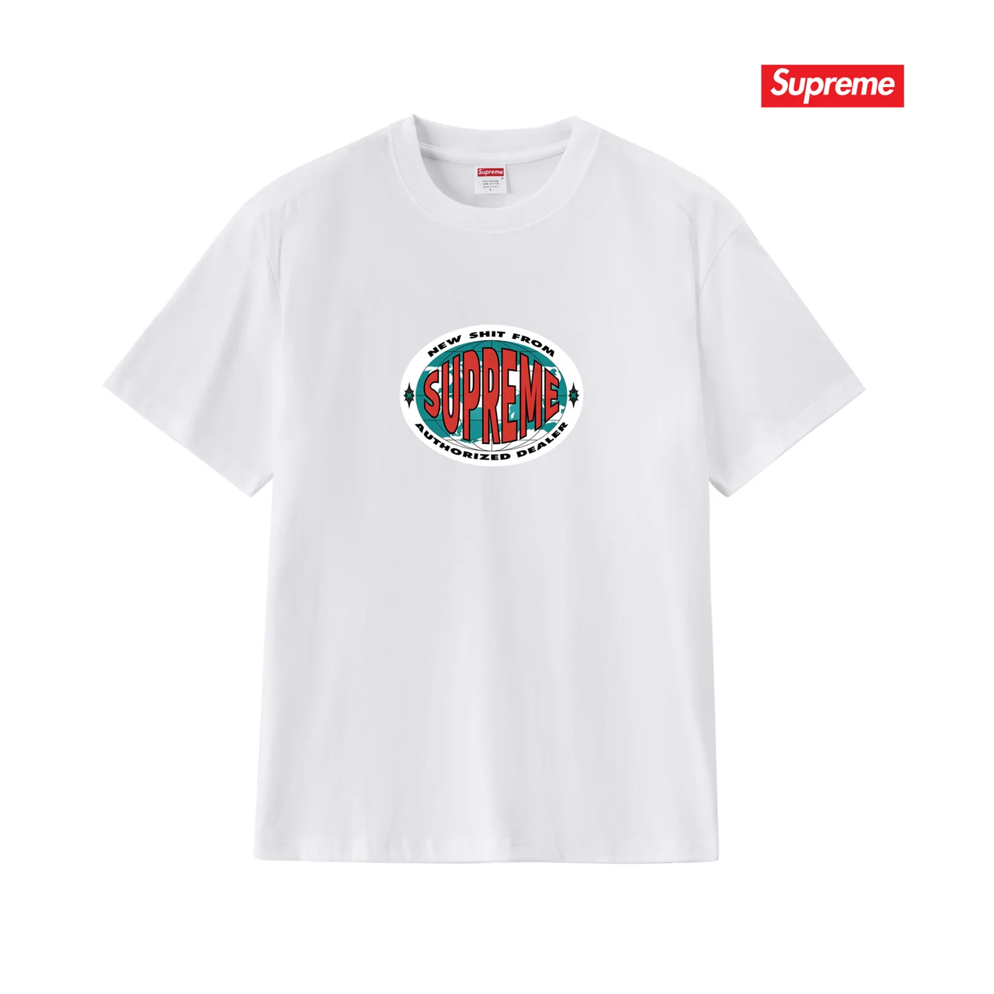 Supreme New Shit Graphic Logo T-Shirt D4015775 — view 4