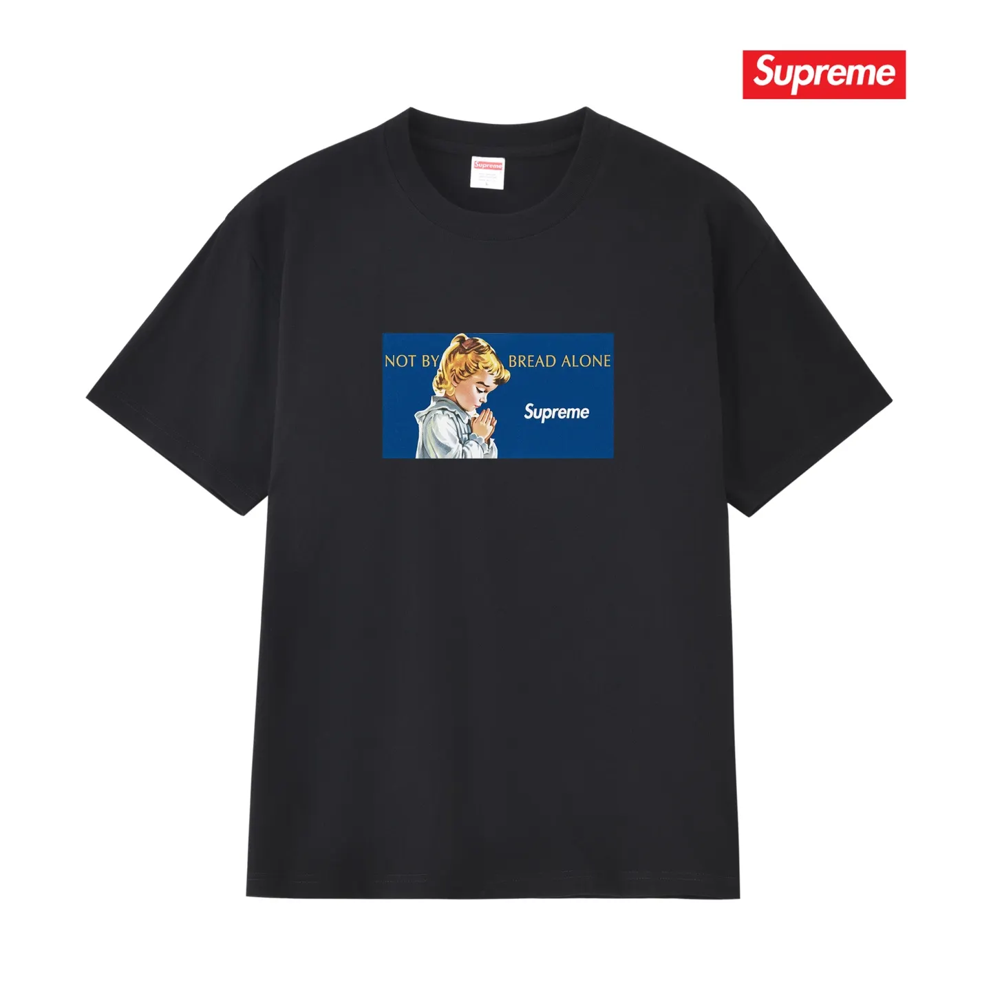 Supreme Not By Bread Alone Graphic T-Shirt D4015774