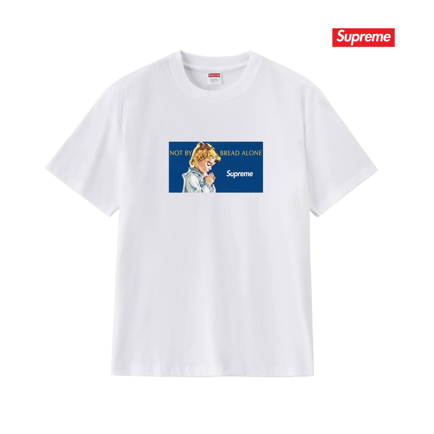 Supreme Not By Bread Alone Graphic T-Shirt D4015774 — view 3