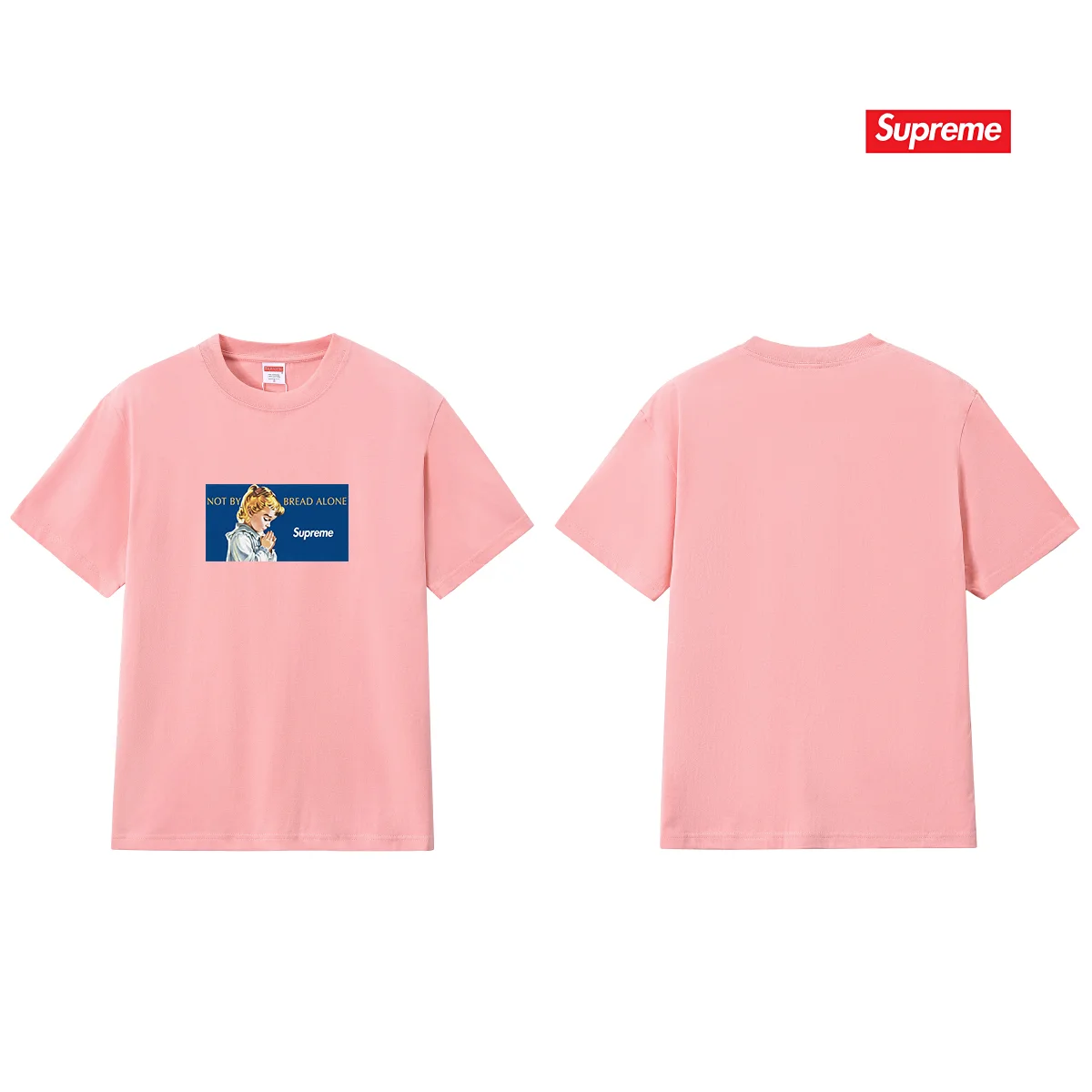 Supreme Not By Bread Alone Graphic T-Shirt D9012104 — view 8