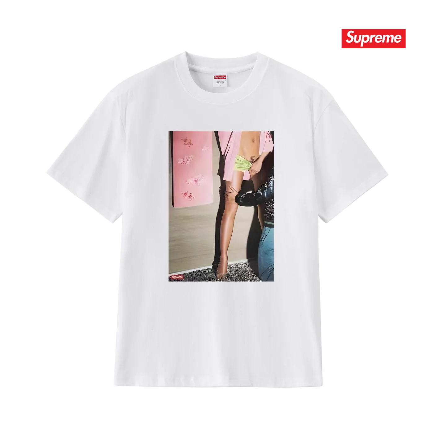Supreme Model Graphic Print T-Shirt D4015772 — view 3