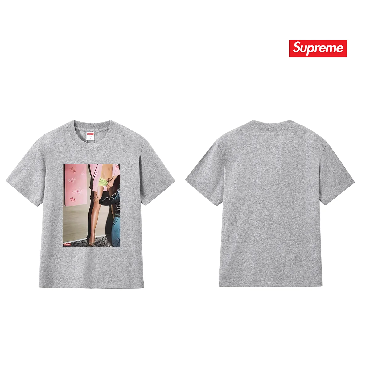 Supreme Model Graphic Print T-Shirt D4015772 — view 6