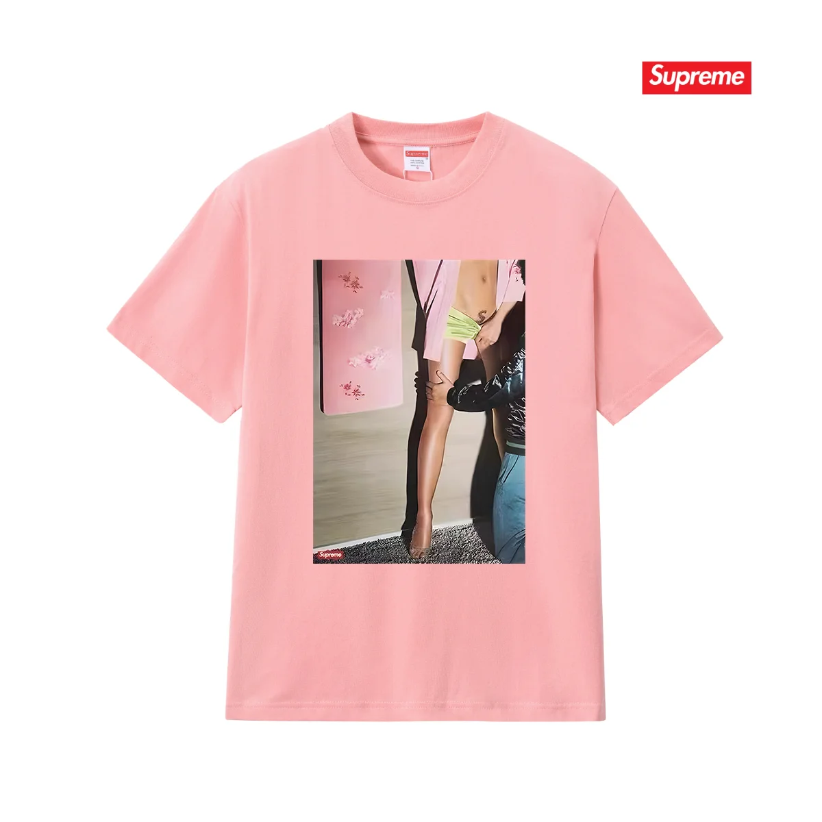 Supreme Model Graphic Print T-Shirt D4015772 — view 7