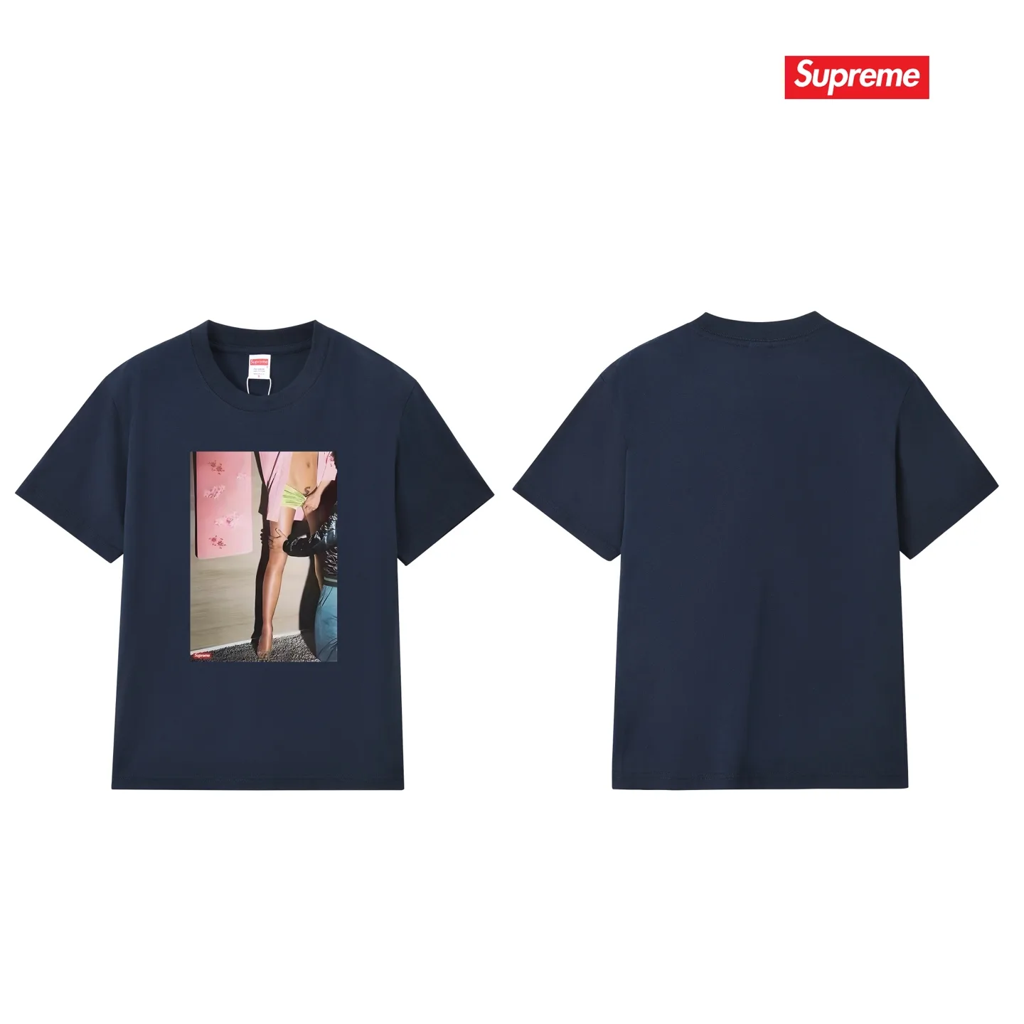 Supreme Model Graphic Print T-Shirt D4015772 — view 10