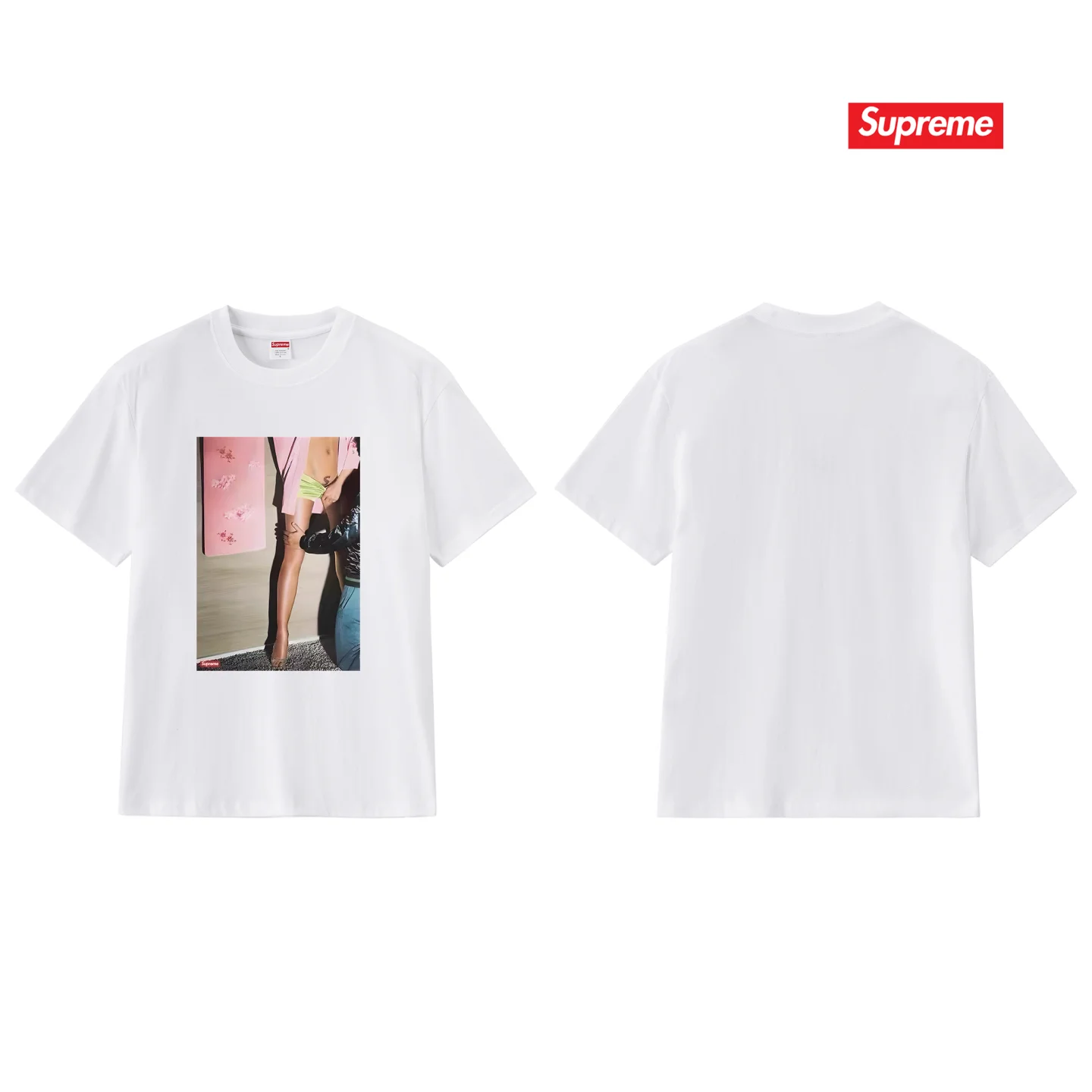 Supreme Model Graphic Print T-Shirt D9012102 — view 4