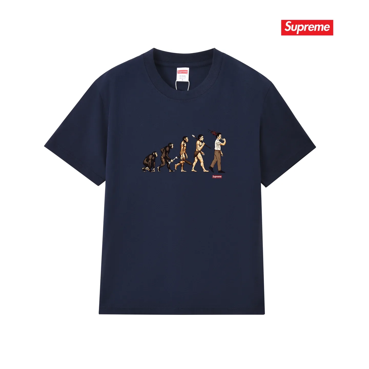 Evolution Graphic Print Cotton T-Shirt D4015770 — view 9