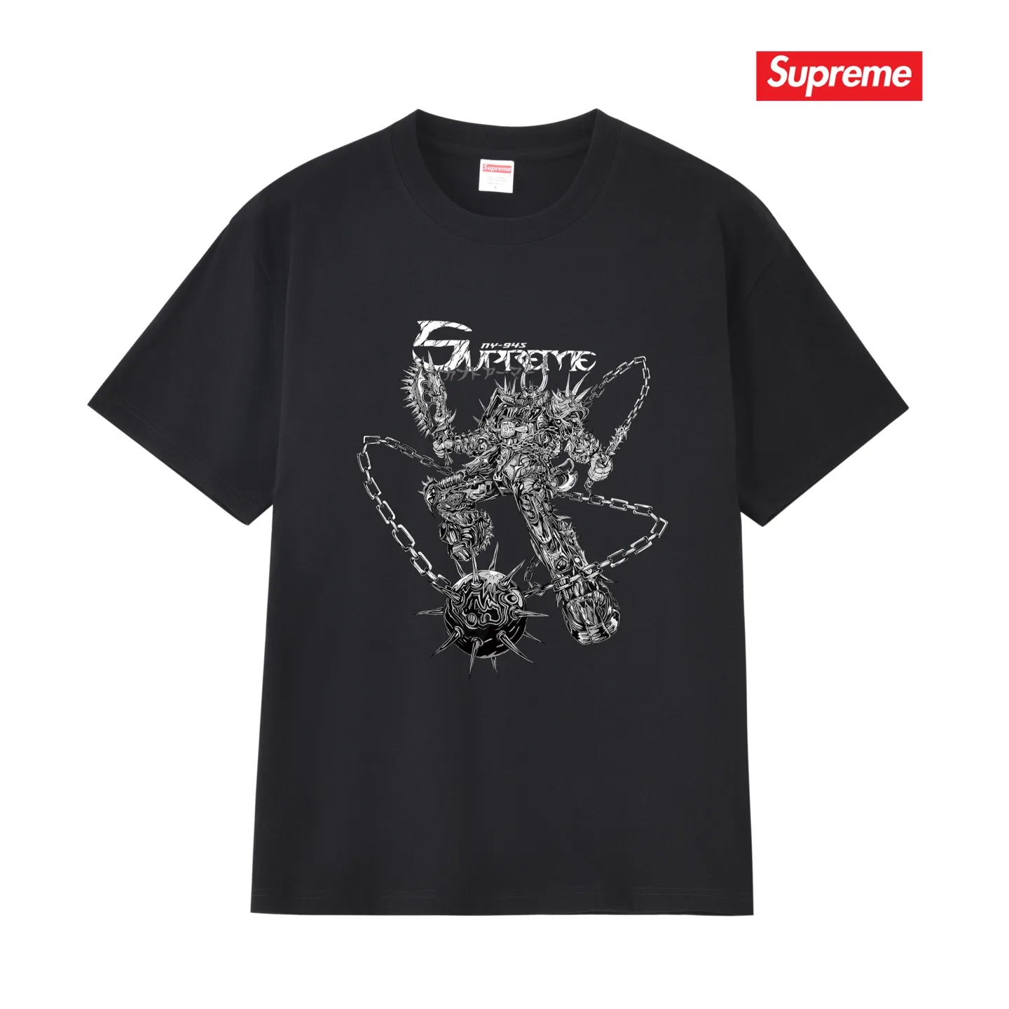 Spikes Graphic Logo T-Shirt D9012098