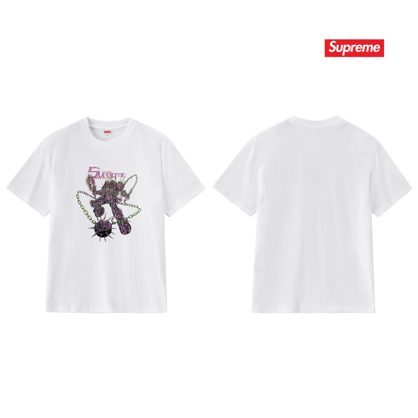 Spikes Graphic Logo T-Shirt D9012098 — view 4