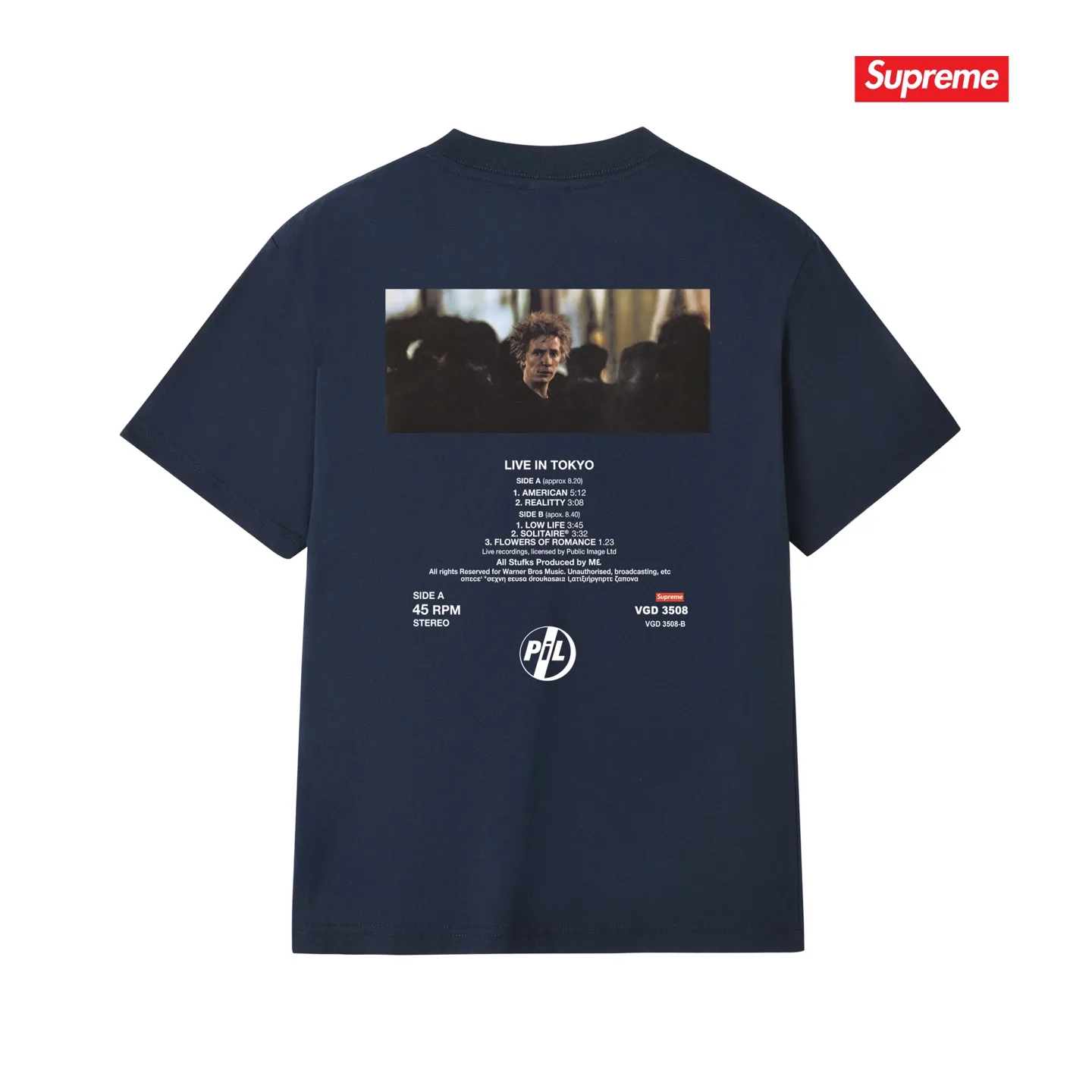Supreme x Public Image Ltd Photo Print T-Shirt D4015767 — view 14