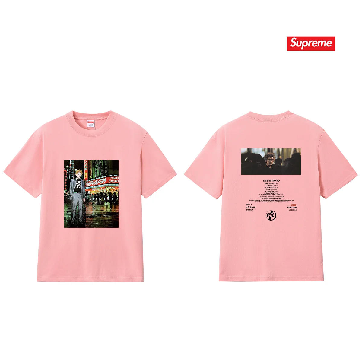 Supreme x Public Image Ltd Photo Print T-Shirt D9012097 — view 12