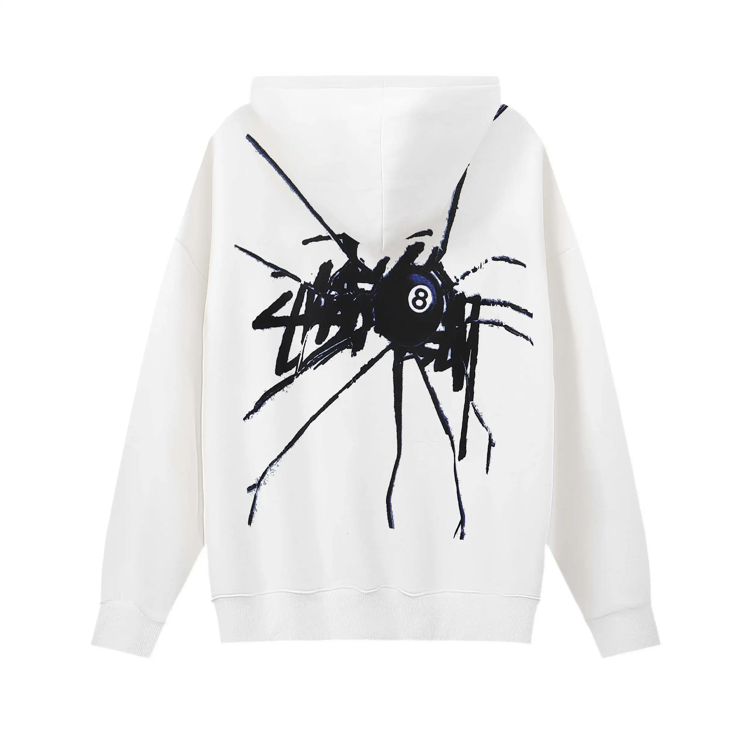 Logo Print Cotton-Blend Hoodie D8516043 — view 6