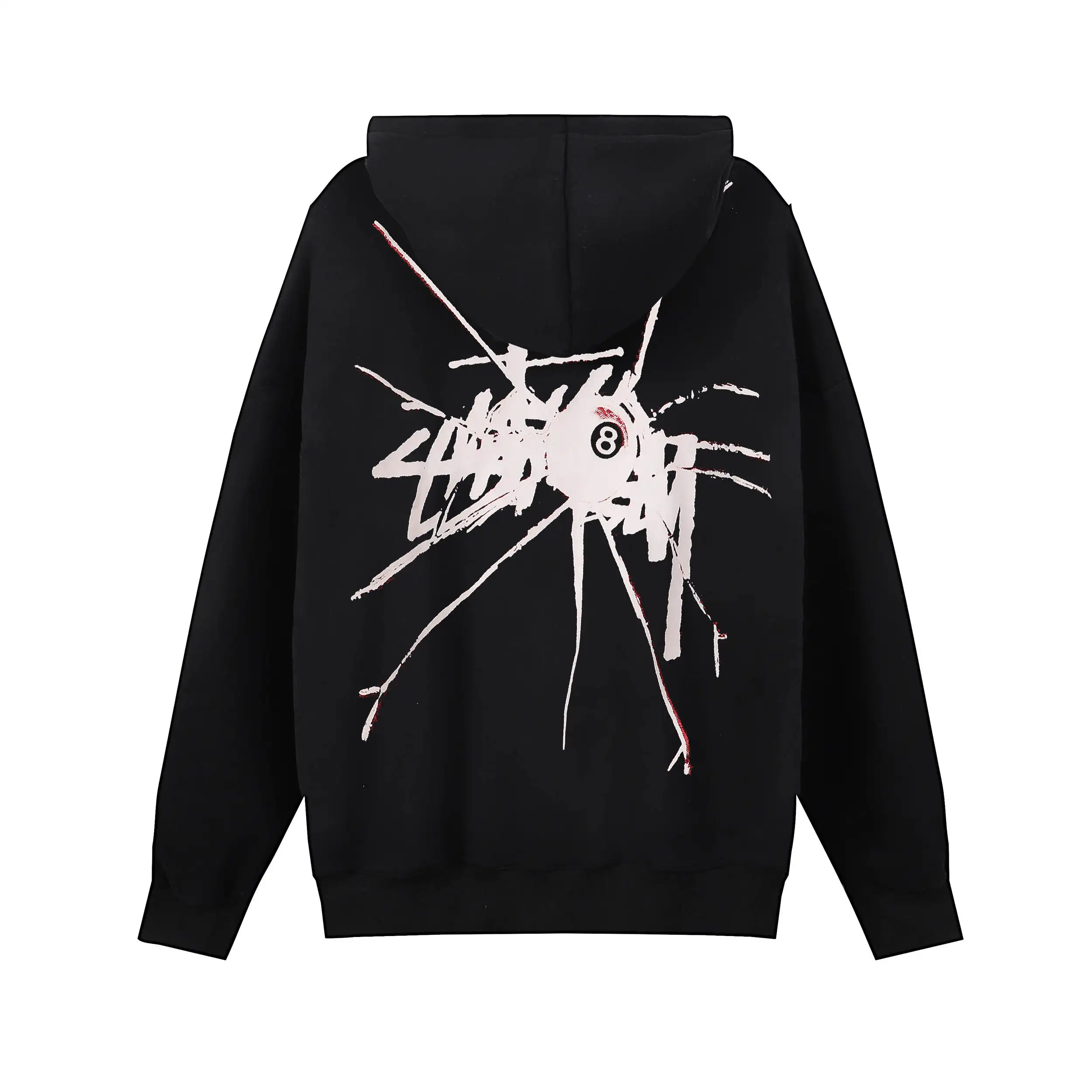 Logo Print Zip-Up Hoodie D9016035 — view 2
