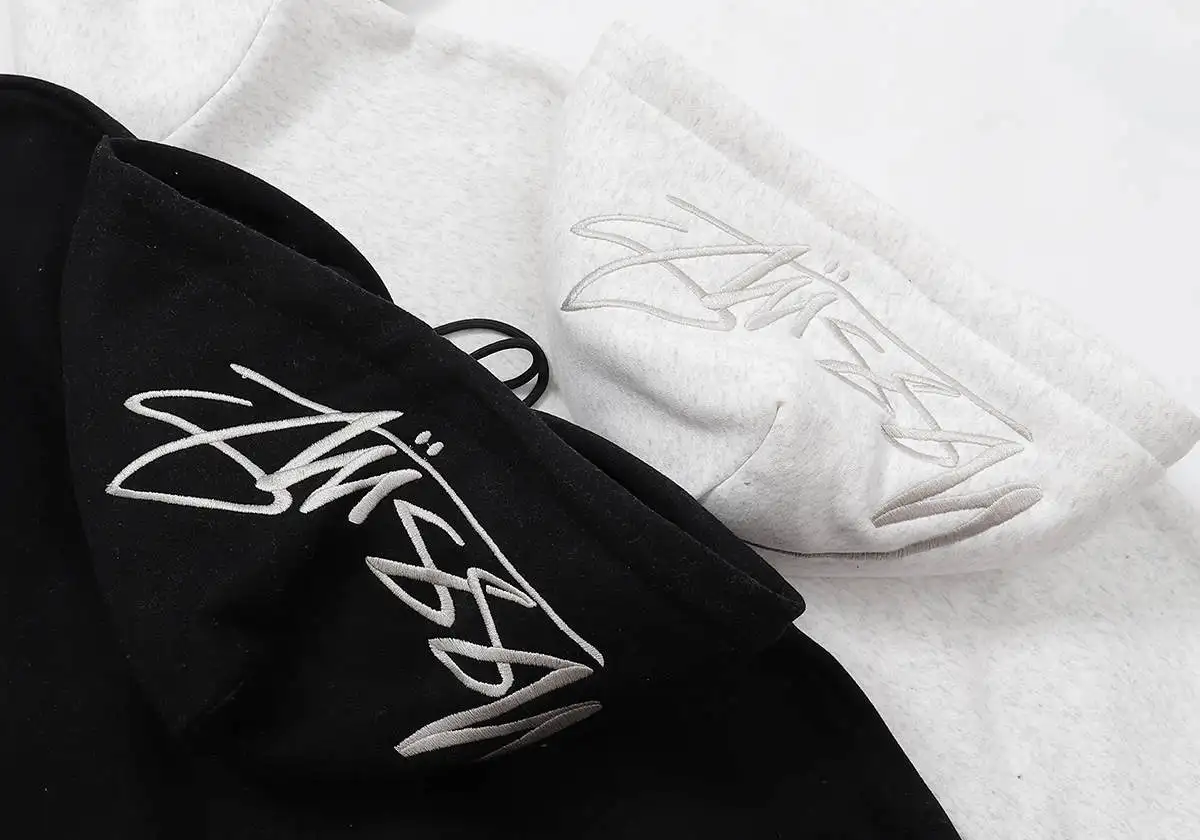 Logo Embroidered Cotton-Blend Hoodie D8516037 — view 5