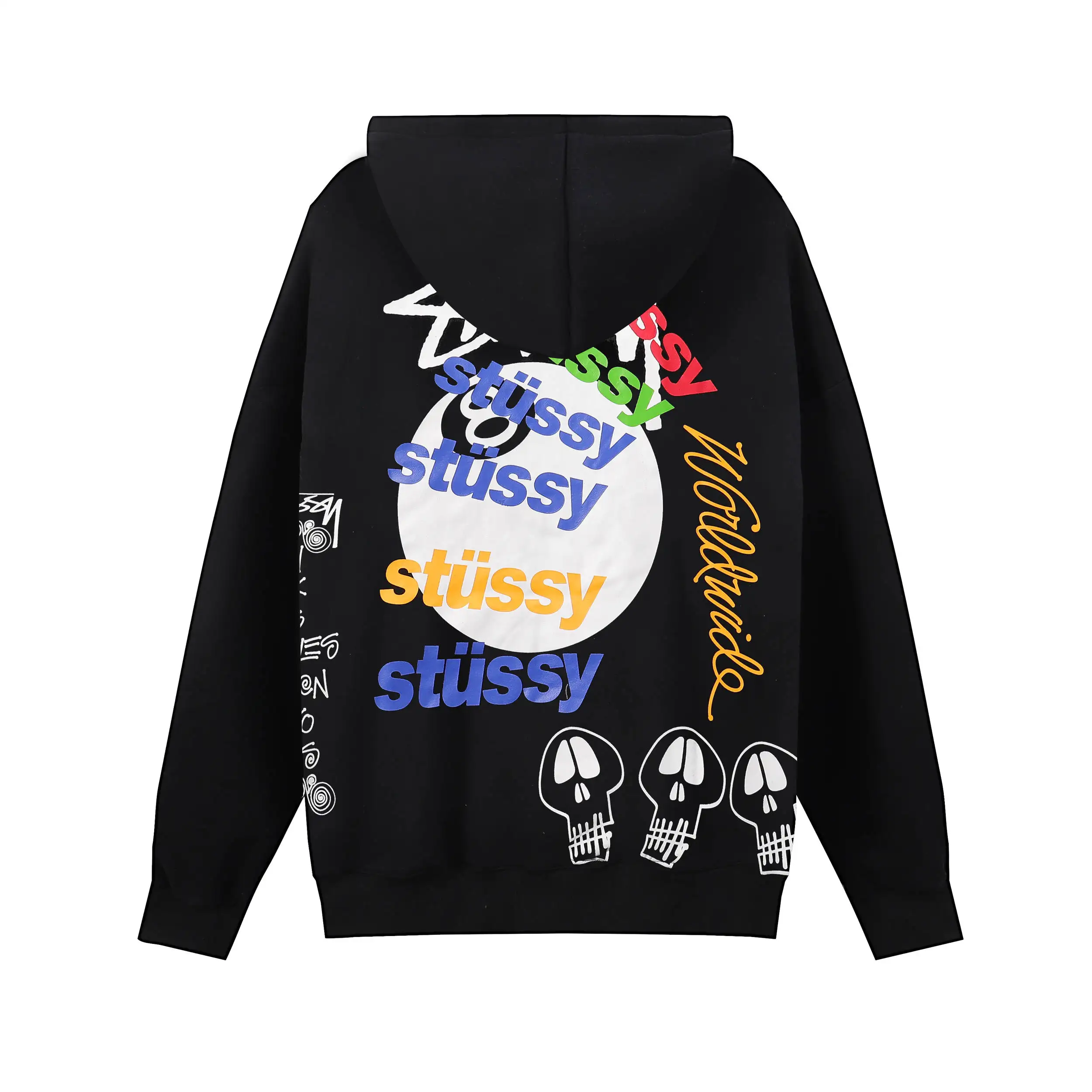 8-Ball Graphic Print Hoodie D9016036 — view 4