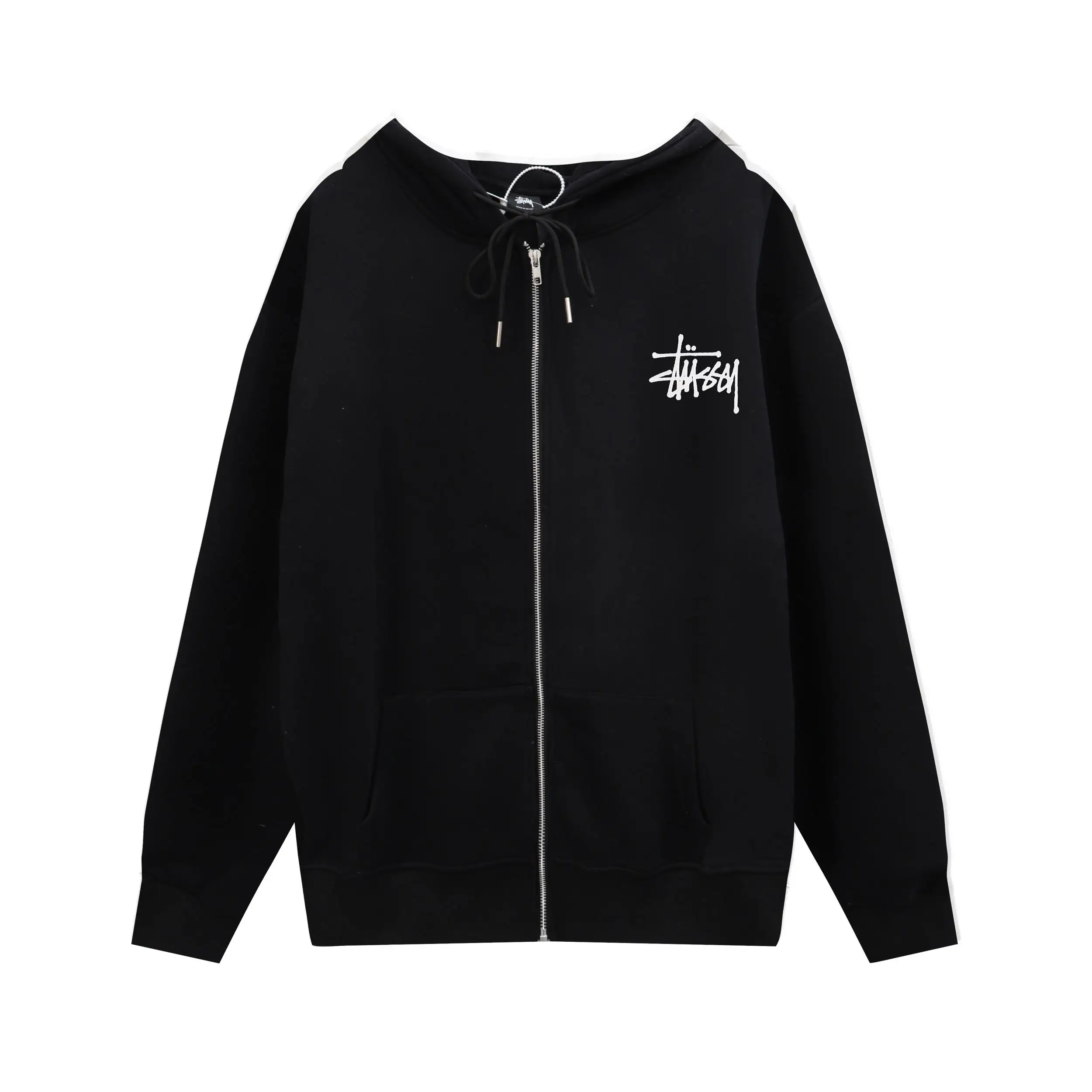 Logo-Print Zip-Up Hoodie D9016032 — view 3