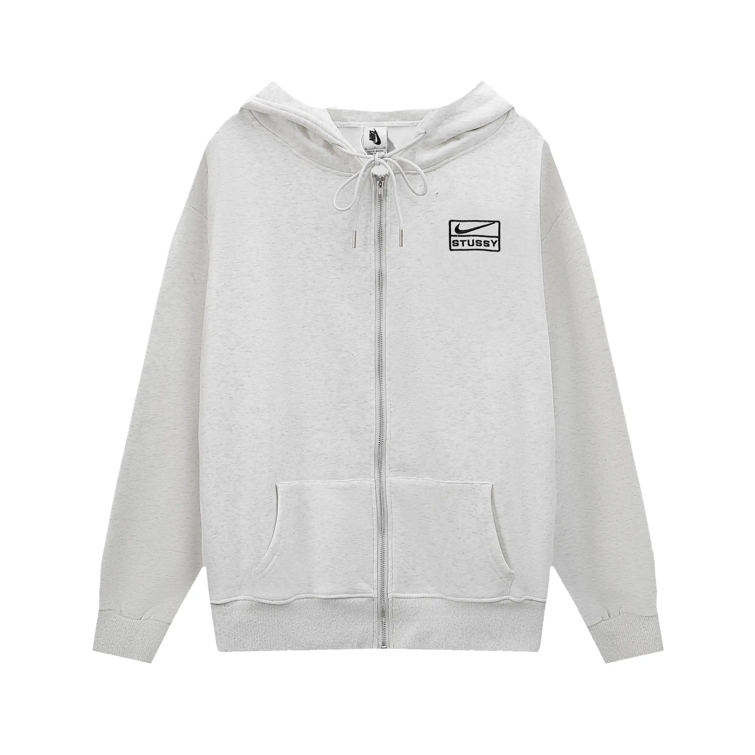 Nike x Stüssy Logo Zip-Up Hoodie D9016033