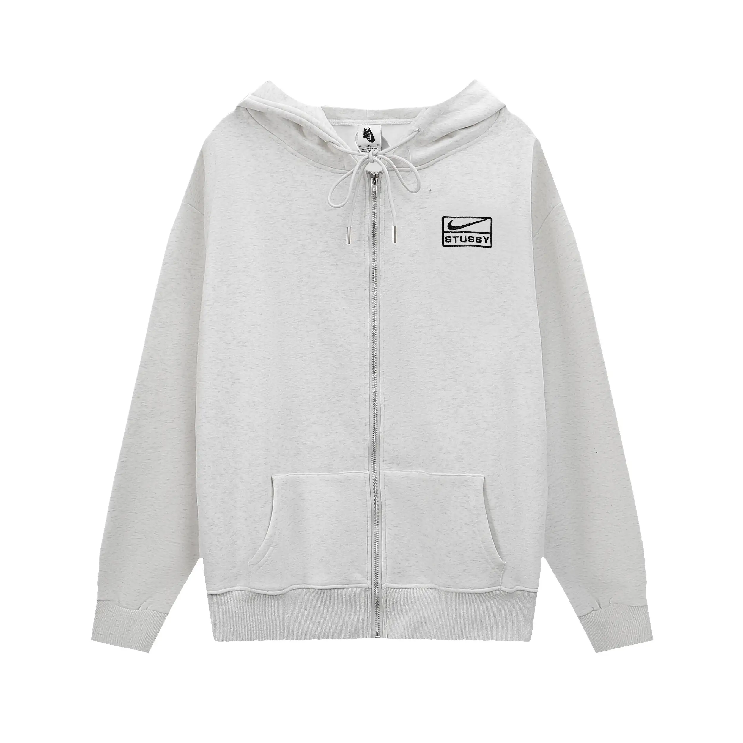 Nike x Stüssy Logo Zip-Up Hoodie D9016033