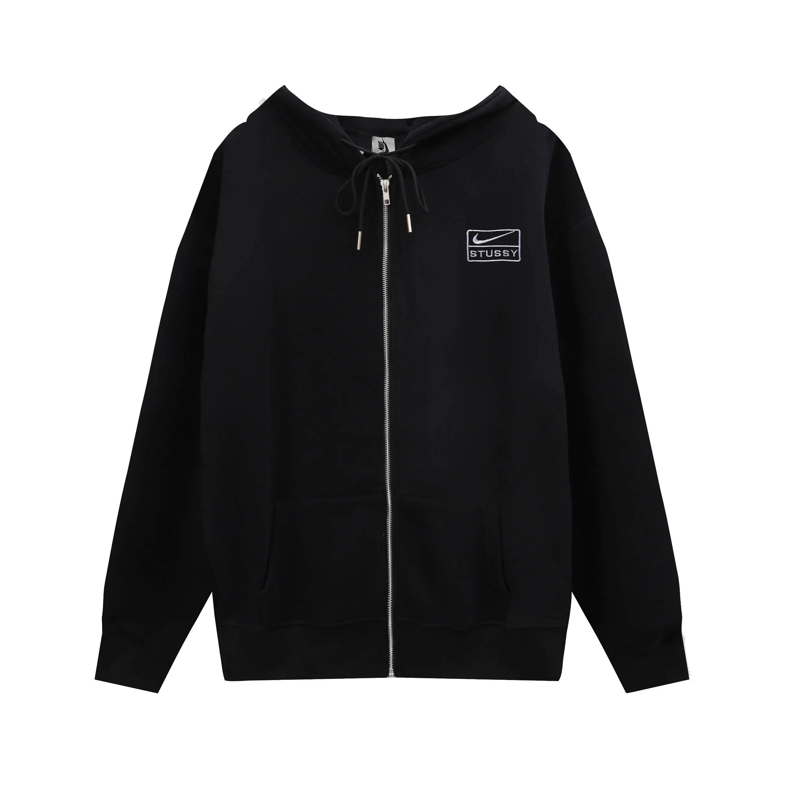Nike x Stüssy Logo Zip-Up Hoodie D9016033 — view 3