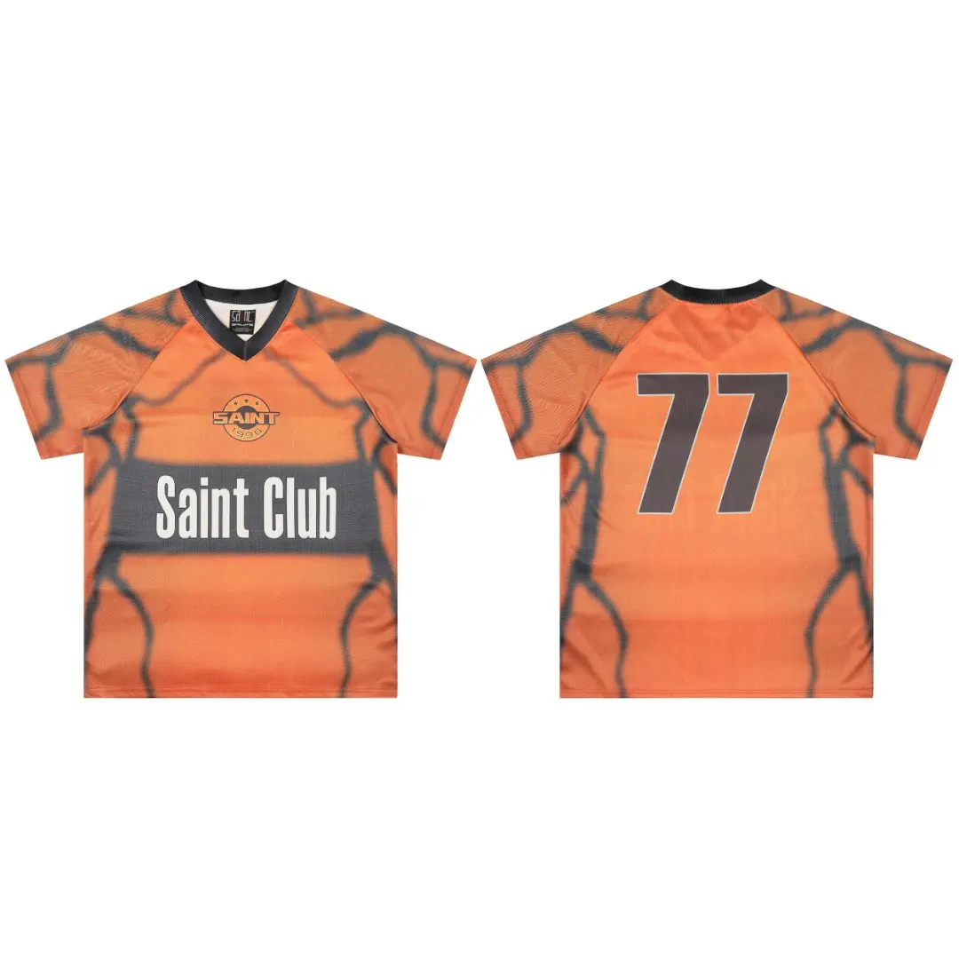 Saint Michael V-Neck Baseball Jersey T-Shirt D8811925