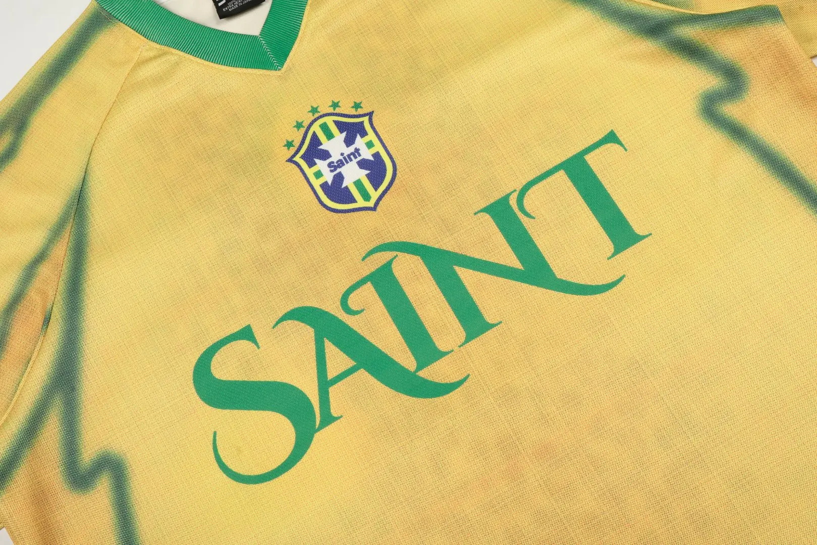 Saint Michael V-Neck Graphic Jersey T-Shirt D8811924 — view 5