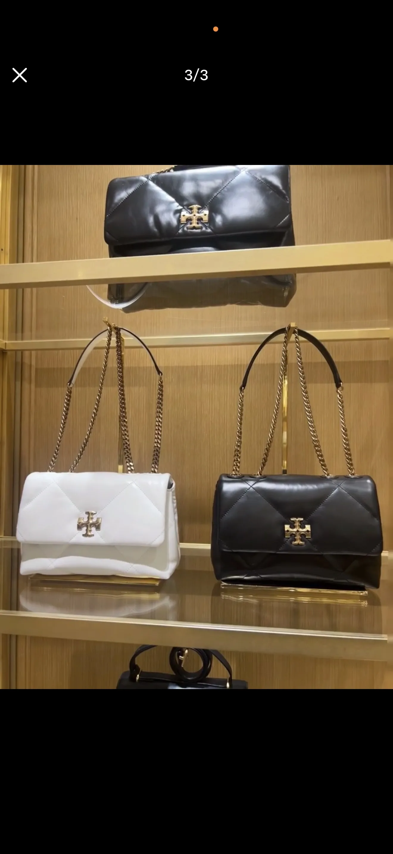 Kira Quilted Chain Shoulder Bag D31018024 — view 3