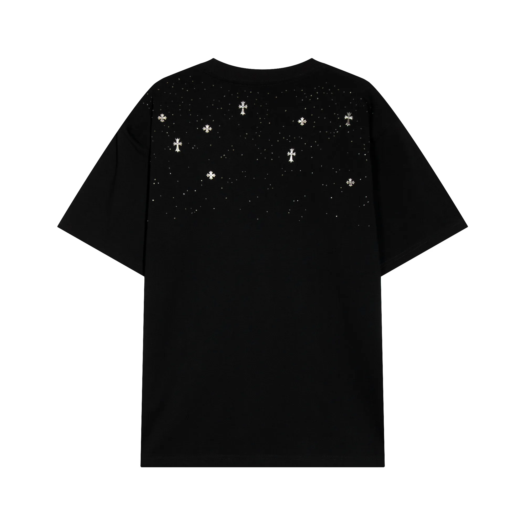 Embellished Cross Patch Cotton T-Shirt D11512025 — view 4
