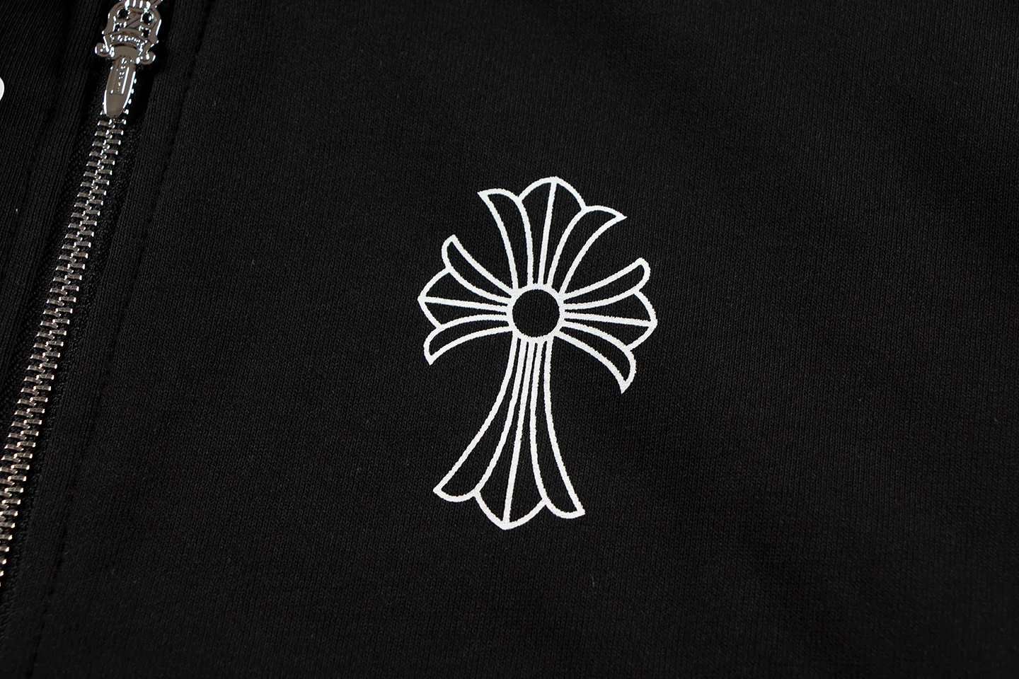 Logo-Print Zip-Up Cotton-Blend Hoodie D12515955 — view 7