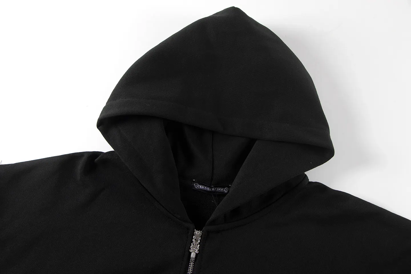 Rhinestone Cross Logo Zip-Up Hoodie D13515954 — view 4