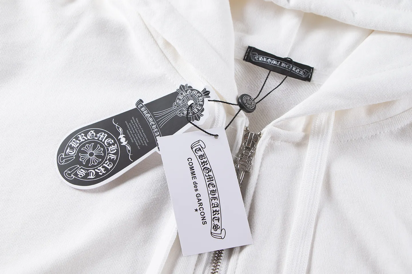 Logo Print Zip-Up Hoodie D12515952 — view 4