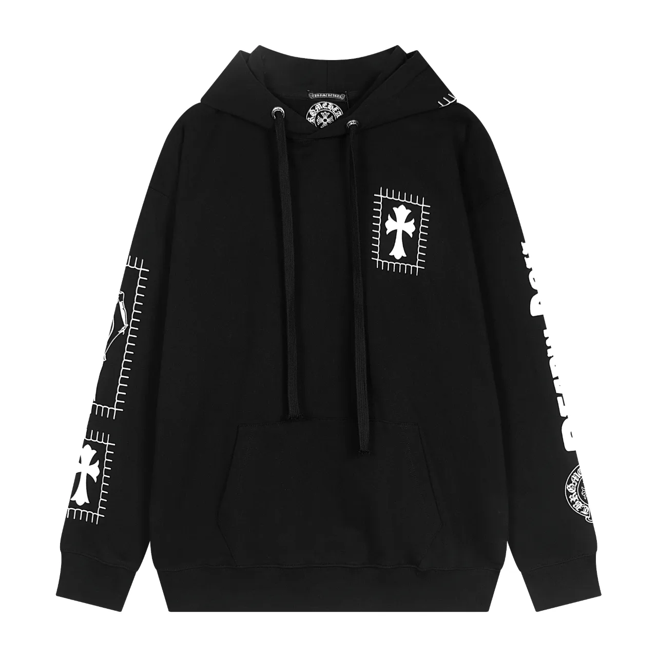 Chrome Hearts Graphic Print Cotton-Blend Hoodie D11515951