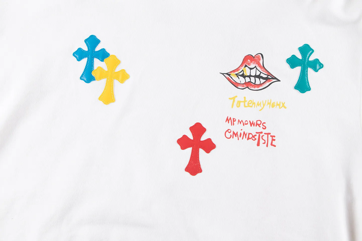 Cross Patch Graphic Print Hoodie D13515949 — view 5