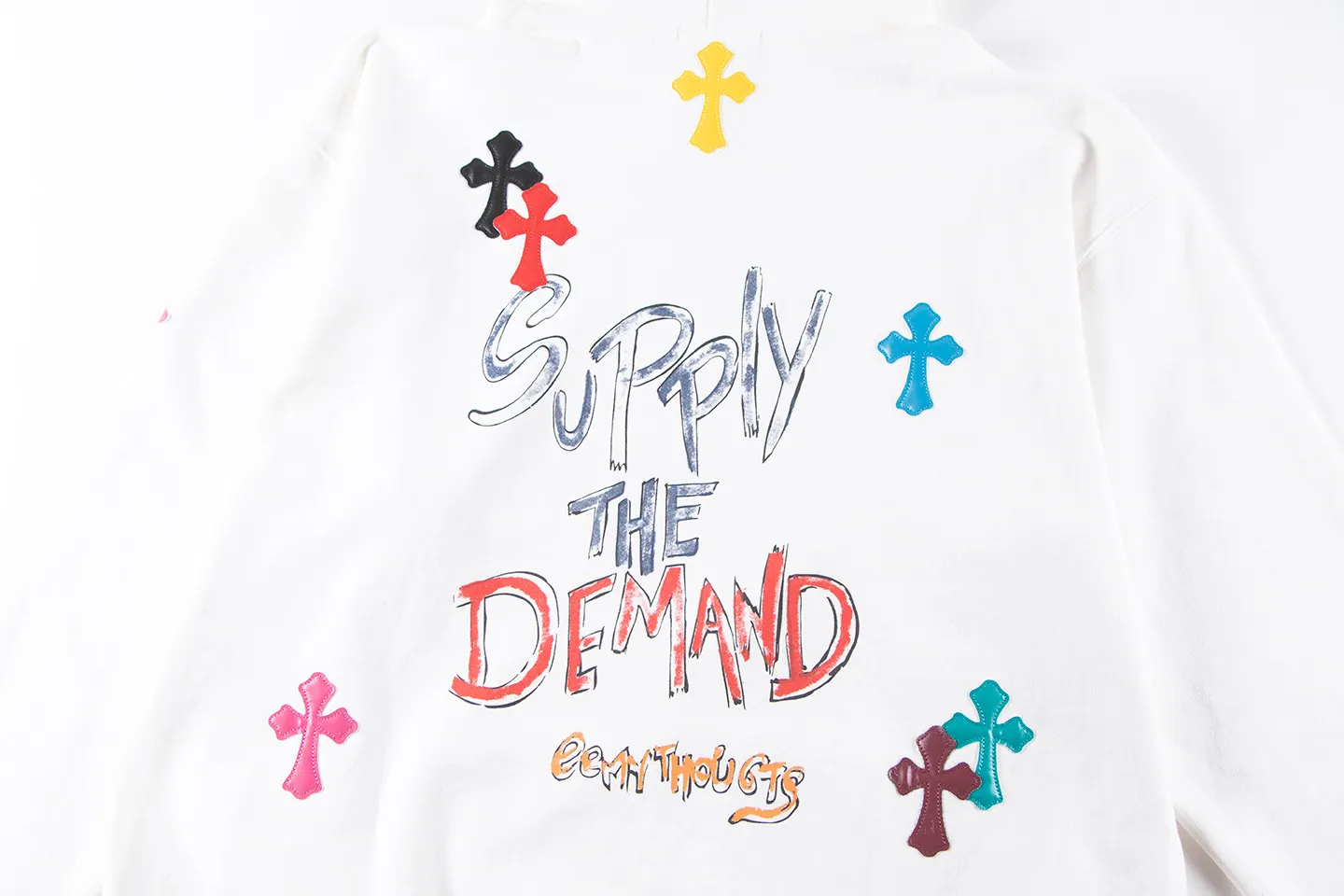 Cross Patch Graphic Print Hoodie D13515949 — view 9