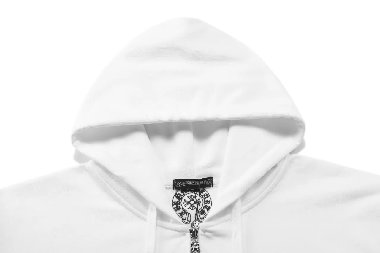 Logo Print Zip-Up Hoodie D12515946 — view 3