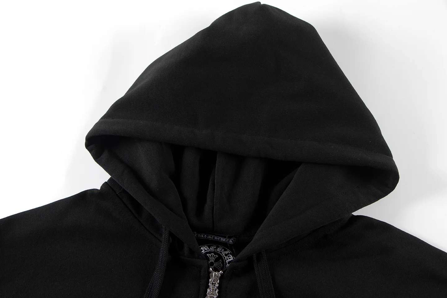 Logo Print Zip-Up Cotton Hoodie D12515945 — view 4