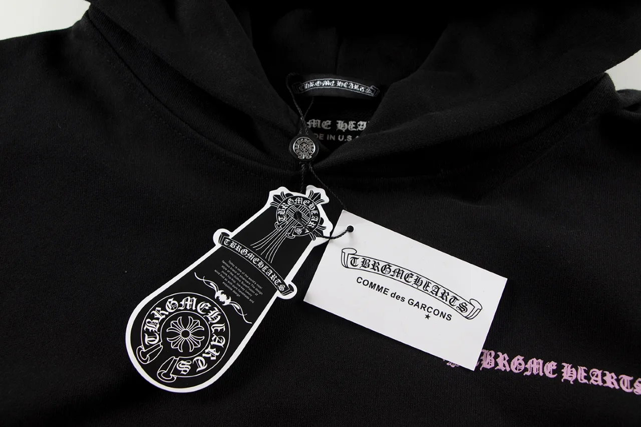 Logo Embroidery Cotton-Blend Hoodie D12515941 — view 4